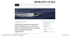Desktop Screenshot of migrantsatsea.org